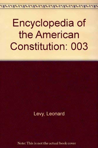 Encyclopedia of the American Constitution,Used