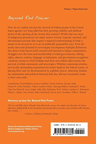 Beyond Red Power: American Indian Politics and Activism since 1900 (School for Advanced Research Global Indigenous Politics Seri,New