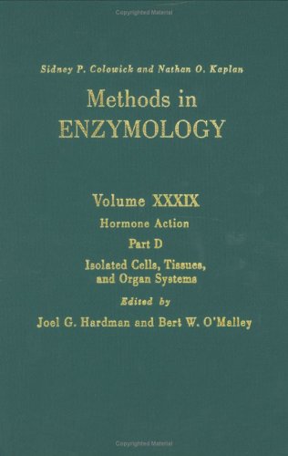 Hormone Action, Part D: Isolated Cells, Tissues, and Organ Systems (Volume 39) (Methods in Enzymology, Volume 39),Used