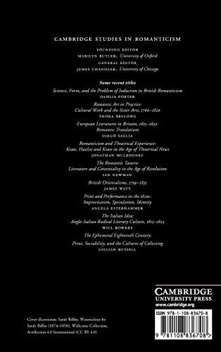 Physical Disability in British Romantic Literature (Cambridge Studies in Romanticism, Series Number 130),Used