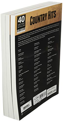 Country Hits: 40 Sheet Music Bestsellers Series