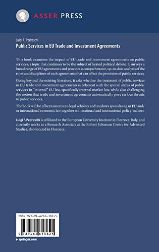 Public Services in EU Trade and Investment Agreements (Legal Issues of Services of General Interest),Used