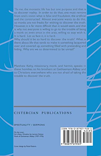 Sermons In A Monastery: Chapter Talks (Volume 58) (Cistercian Studies Series),Used