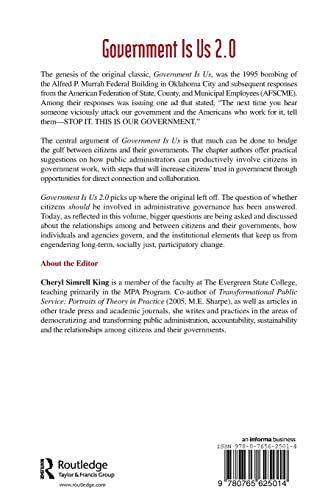 Government is Us 2.0,Used