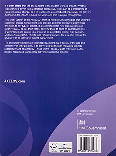 Managing Successful Projects With Prince2,New