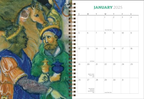 National Gallery of Art 12Month 2025 Planner Calendar,Used