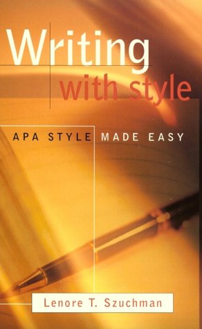 Writing with Style : APA Style Made Easy (International Version),Used