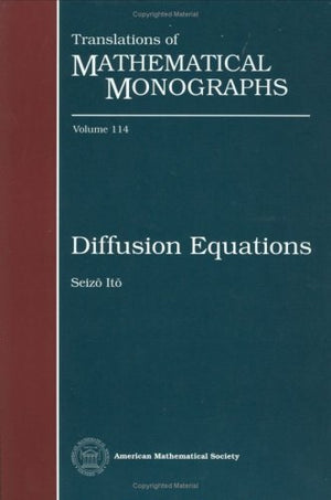 Diffusion Equations (Translations Of Mathematical Monographs),Used