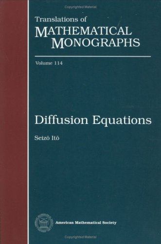 Diffusion Equations (Translations Of Mathematical Monographs),Used