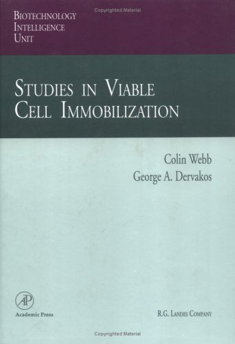 Studies in Viable Cell Immobilization (Biotechnology Intelligence Unit),Used