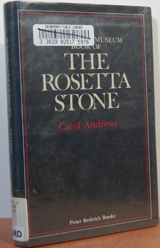 The British Museum book of the Rosetta stone,Used