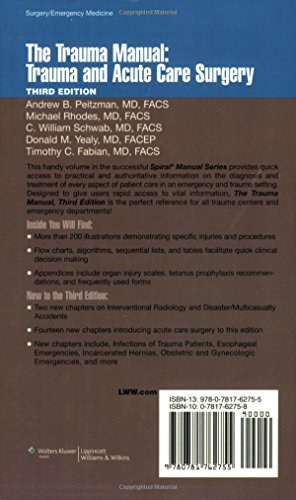 The Trauma Manual: Trauma and Acute Care Surgery,Used