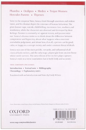 Six Tragedies (Oxford World'S Classics),Used