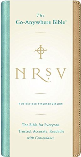 NRSV GoAnywhere Bible NuTone (tan/teal),Used