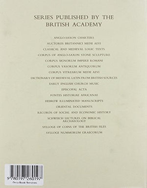 Corpus Signorum Imperii Romani: Great BritainVolume I Fascicule 3: Yorkshire,Used