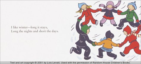 I Like Winter (Lois Lenski Books),Used