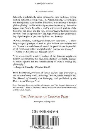 Socrates' Second Sailing: On Plato's Republic,Used