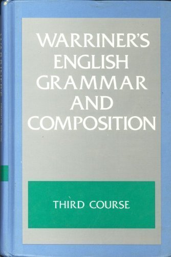Warriner's English Grammar & Composition: Third Course Grade Nine,Used