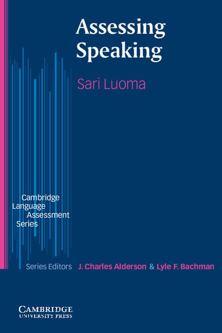 Assessing Speaking (Cambridge Language Assessment),Used