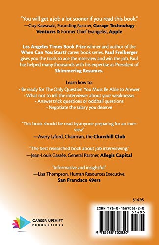 When Can You Start? Ace the Job Interview and Get Hired, Third Edition,Used