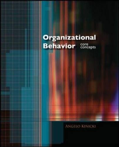 Organizational Behavior: Core Concepts,Used