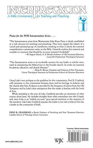 Luke: Interpretation: A Bible Commentary for Teaching and Preaching,Used