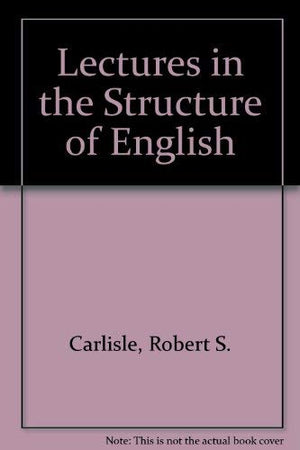 Lectures in the Structure of English,Used