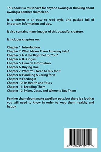 Panther Chameleons, Complete Owner's Manual,Used