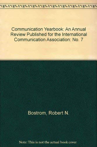 Communication Yearbook: An Annual Review Published for the International Communication Association,Used