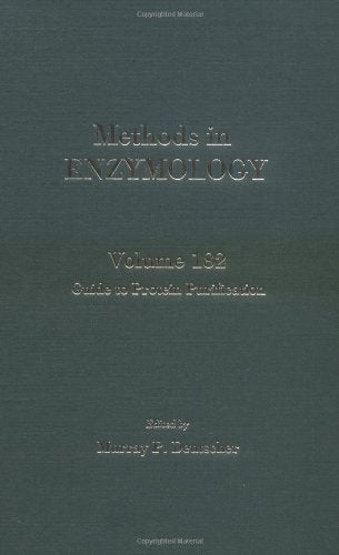 Guide to Protein Purification (Methods in Enzymology, Vol. 182) (Volume 182),Used
