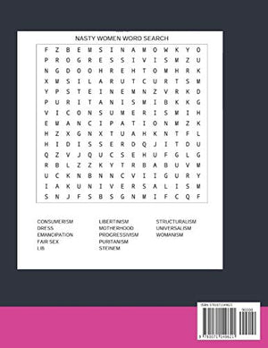 The Nasty Woman Word Search Puzzle Book For Feminist: Word Search Books For Women Large Print Gift For Seniors, Adults And Teena,Used