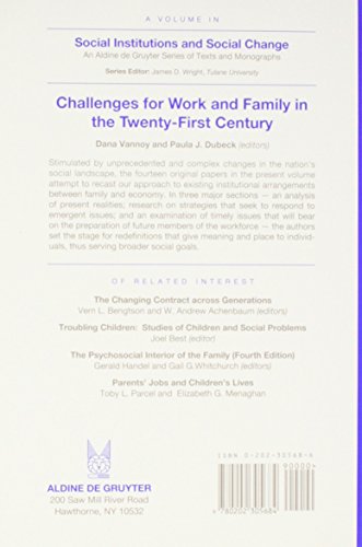 Challenges for Work and Family in the TwentyFirst Century (Social Institutions and Social Change Series),Used