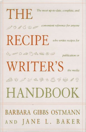 The Recipe Writer'S Handbook