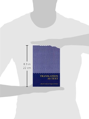 Translation As Text (Translation Studies Series, Vol 1),Used