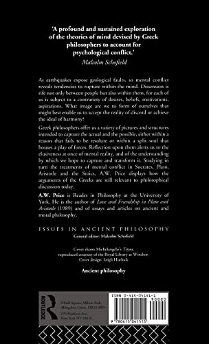 Mental Conflict (Issues in Ancient Philosophy),Used