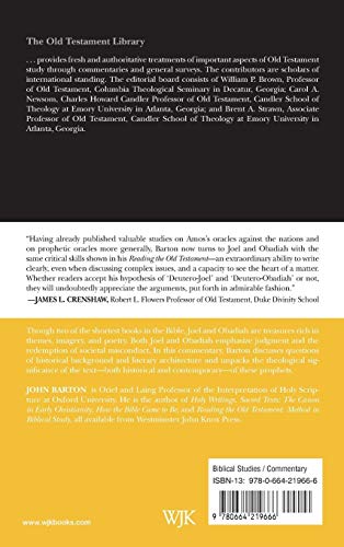 Joel and Obadiah: A Commentary (The Old Testament Library),Used