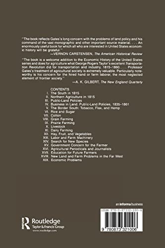 The Farmer's Age: Agriculture 18151860 (The Economic History of the United States, Vol. 3),Used