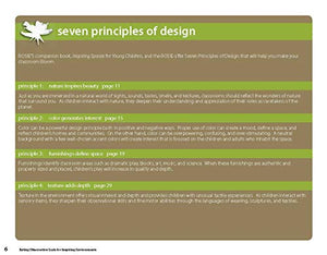 Rating Observation Scale for Inspiring Environments: A Common Observation Guide for Inspiring Spaces for Young Children,Used