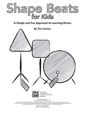 Shape Beats for Kids: A Simple and Fun Approach to Learning Drums, Book & Online Audio/Software,New