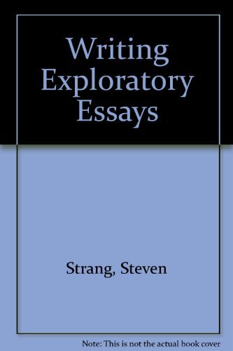 Writing Exploratory Essays,Used