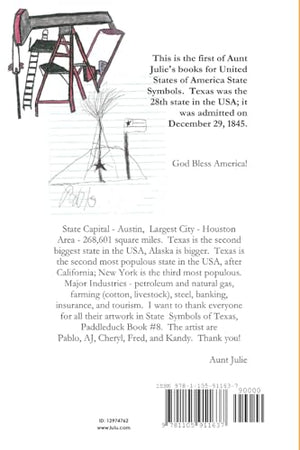 State Symbols of Texas  Paddleduck #8,Used