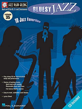 Bluesy Jazz: Jazz Play Along Volume 35
