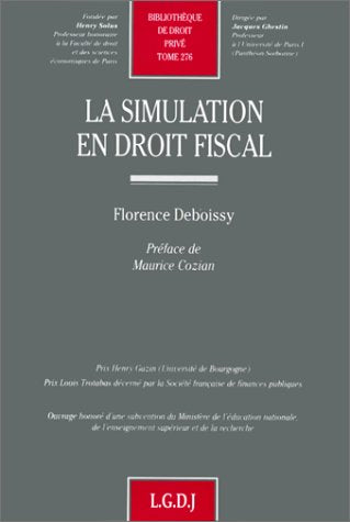 la simulation en droit fiscal (276),New