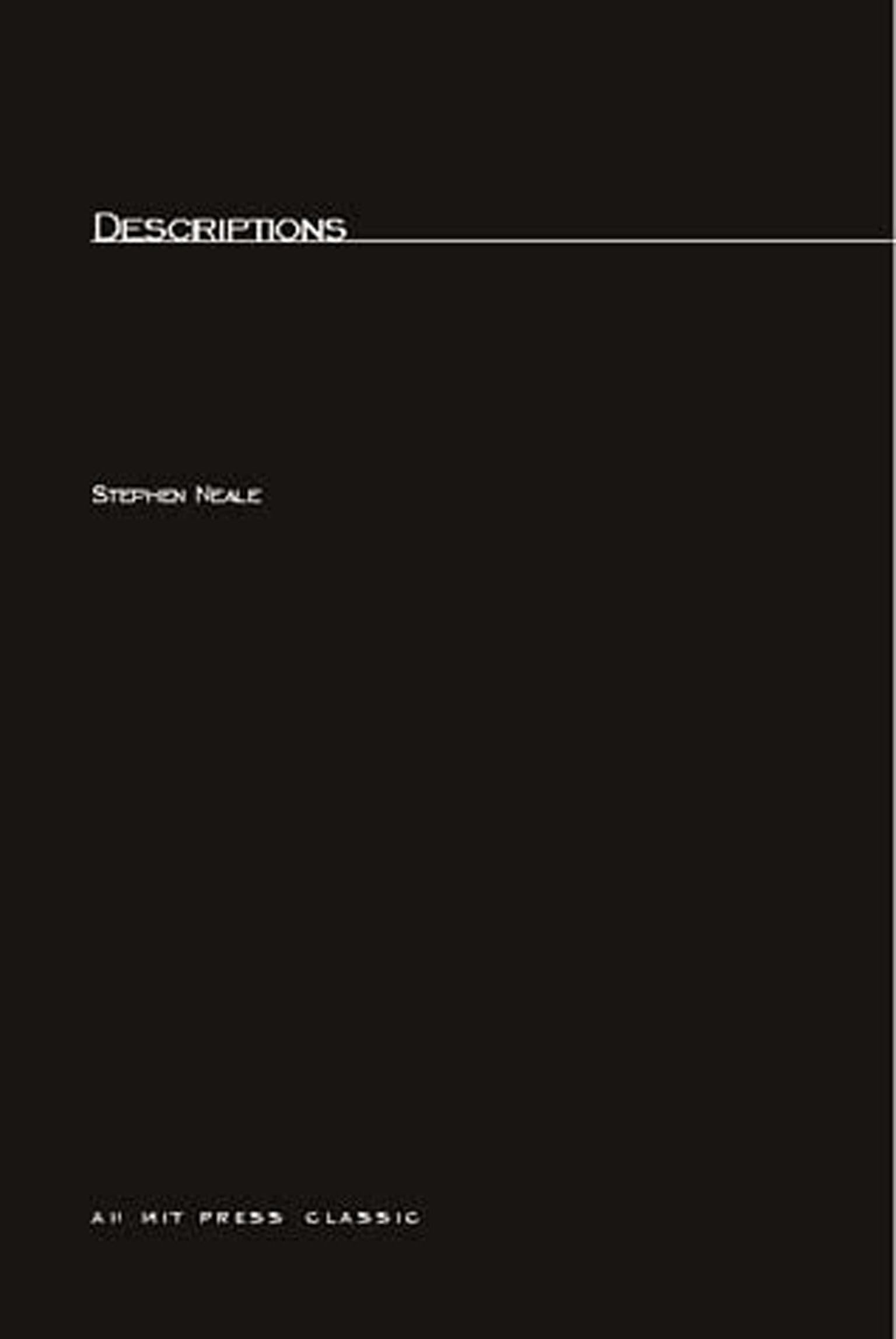 Descriptions (Bradford Book),Used