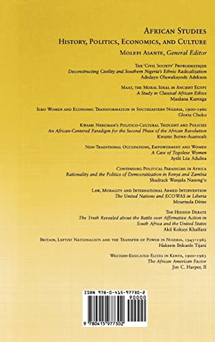 WesternEducated Elites in Kenya, 19001963: The African American Factor (African Studies),Used