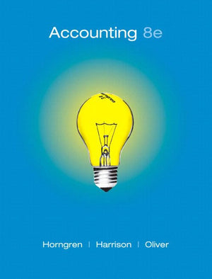 Accounting, 8th Edition,Used