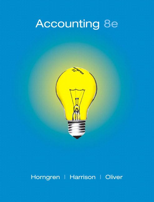 Accounting, 8th Edition,Used