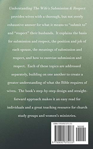 Understanding The Wife's Submission and Respect,Used