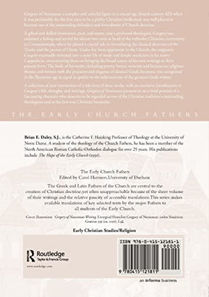Gregory of Nazianzus (The Early Church Fathers),Used