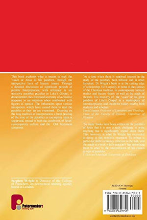 Pbtm: Voice Of Jesus The (Paternoster Biblical Monographs),Used